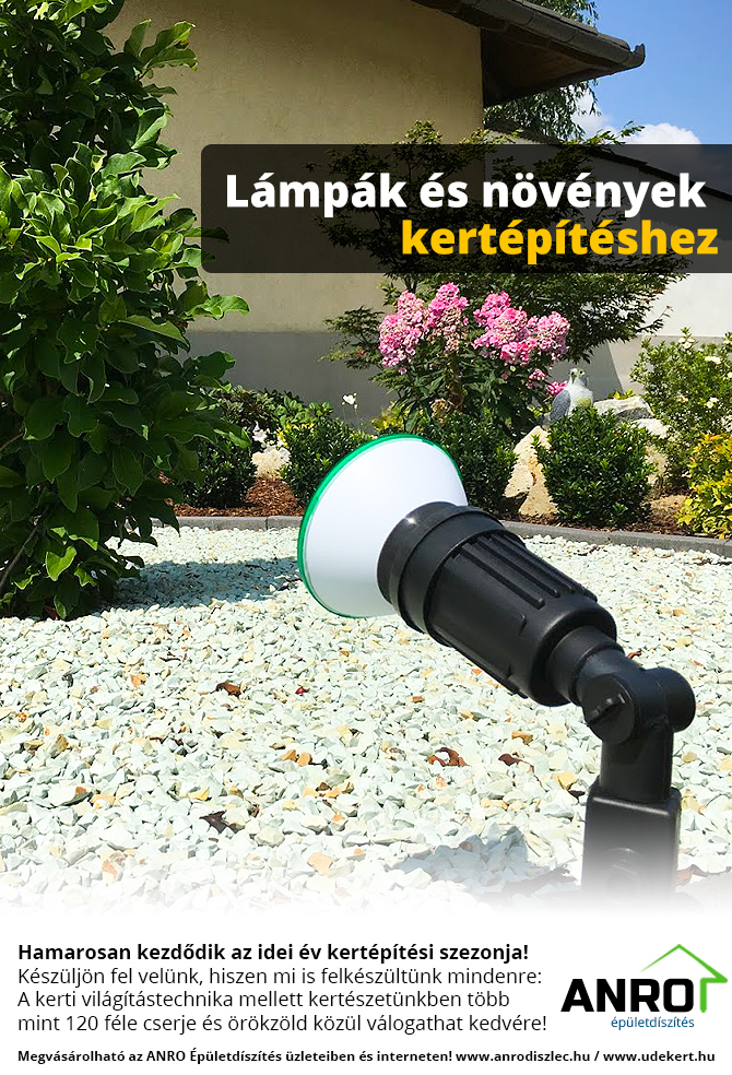 Lámpák és növények kertépítéshez!