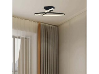 Mennyezeti designer LED lámpa (20W/2130Lumen) fekete, természetes fehér