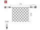 Standard sorolható fényfüzérhez: 2x1.5 méter meleg fehér fényfüzér- tápegység nélkül!