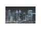 100x60 cm XXL 3D PVC dekorpanel, konyhapanel, műanyag fali kép - Dubai Night