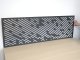 - Fali dekorpanel, vektor minta, 50x150 cm, 3 mm HDF - Antracit