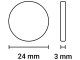 Gombelem CR2430 Lítium 3V - (5 db)