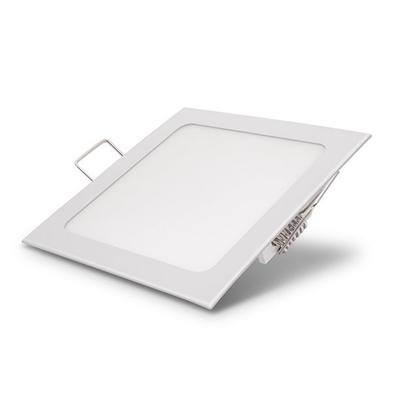 Mini négyzet LED panel (85x85 mm) 3W - meleg fehér