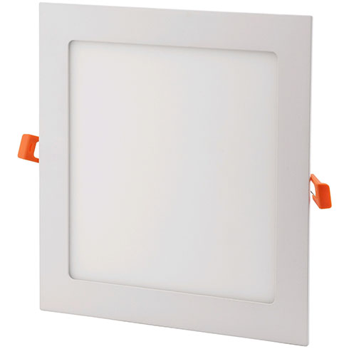 Süllyeszthető LED panel (187 mm - négyzet) 15W - hideg fehér, fehér