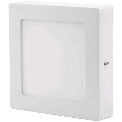 Falon kívüli LED panel (négyzet alakú) 6W - fehér, meleg fehér