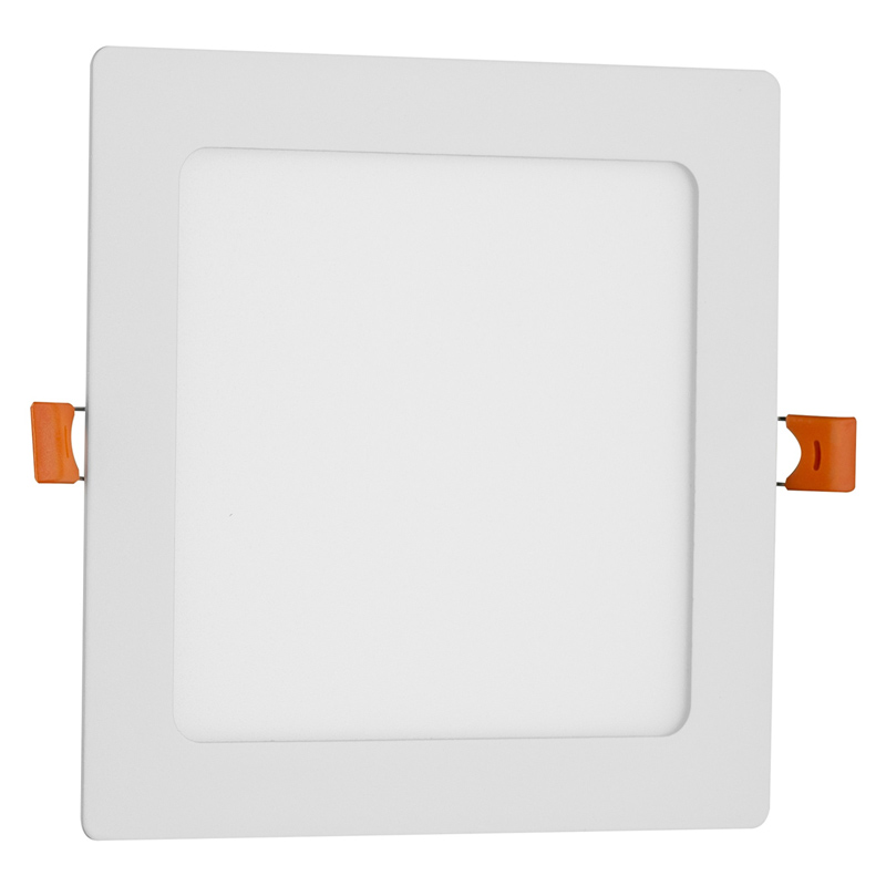 Süllyeszthető LED panel (166 mm - négyzet) 12W - hideg fehér, fehér