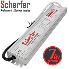 Vízálló LED tápegység 24 Volt (150W/6.25A) IP67, Scharfer