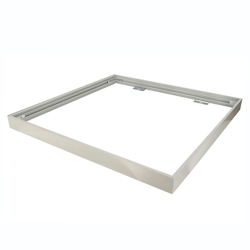 LED panel kiemelő, falonkívüli beépítőkeret (60x60x4.5cm) lapraszerelt, csavaros