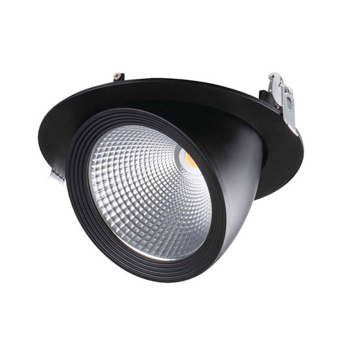 HIMA LED Szpot lámpa 33W (3670lm) billenthető, természetes fehér, kör, fekete