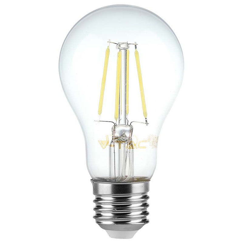 LED lámpa E27 Filament (6W/300°) Körte A67 - meleg fehér