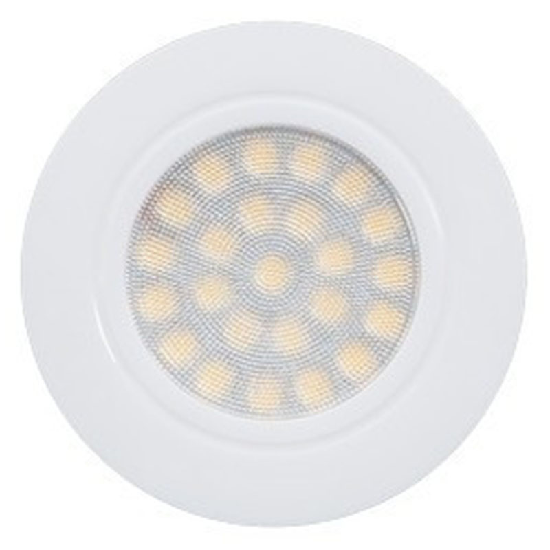 Mini LED spot lámpatest (4W) fehér, természetes fehér, kör