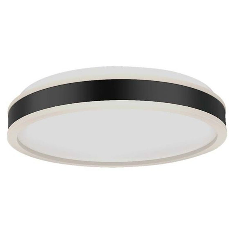 Mennyezeti LED lámpa (18W/1280Lumen) fekete, természetes fehér