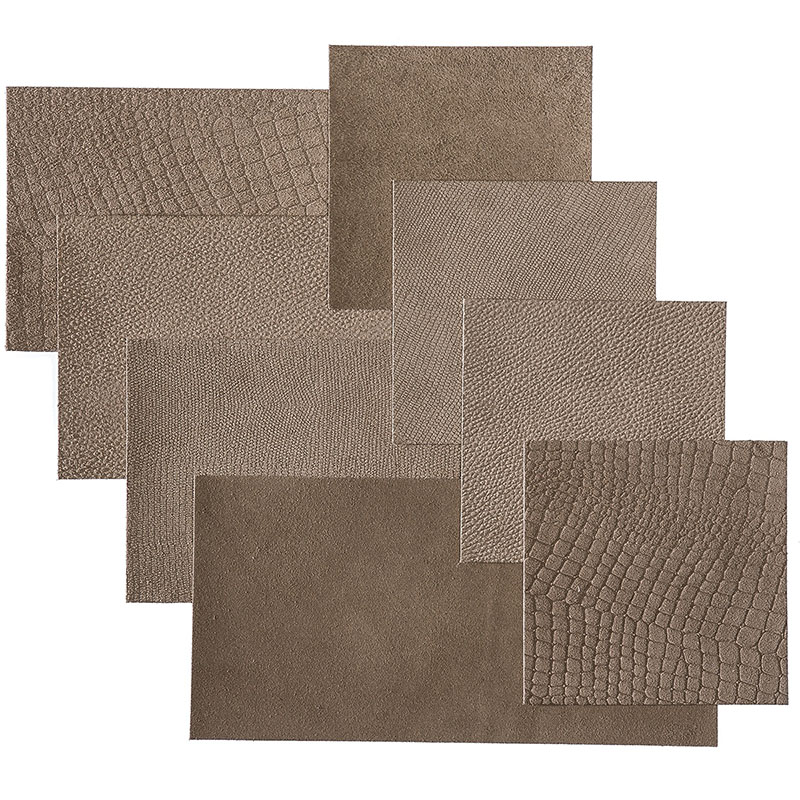 Öntapadós bőr falburkolat: Füstös taupe szín - Argyle (15x15 cm + 15x30 cm)