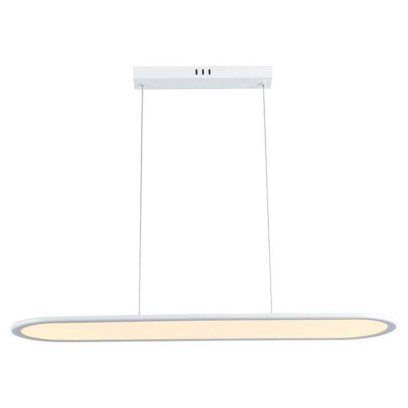 Design LED csillár (24W), fehér színű - meleg fehér