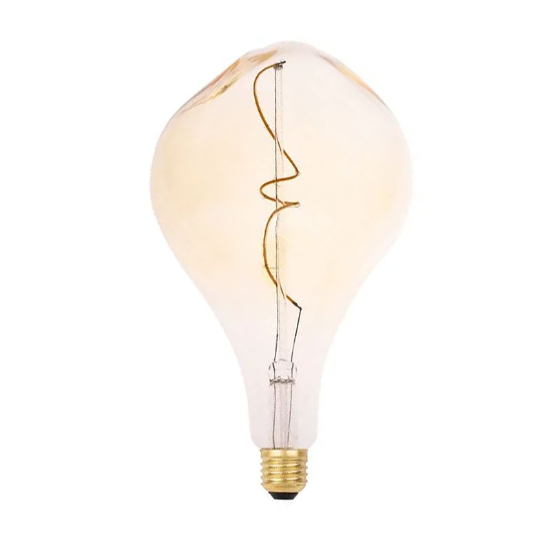 E27 LED izzó Vintage filament (4W/300°) ET160 - extra meleg fehér