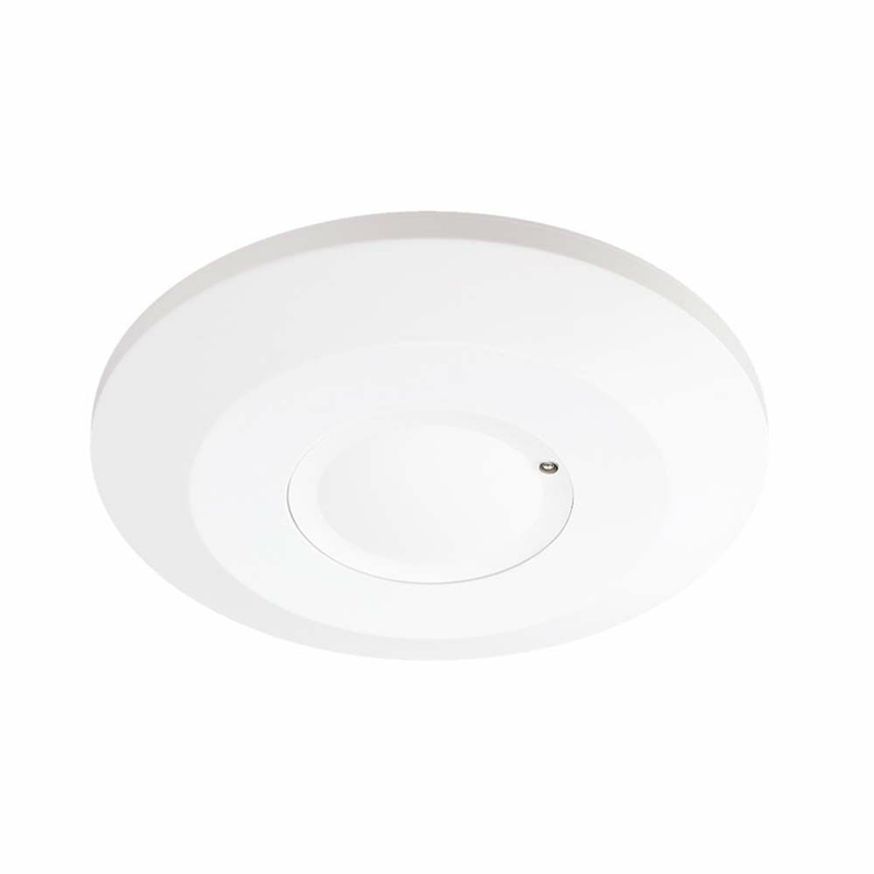 Mikrohullámú mozgásérzékelő, mennyezeti, 360°-ban érzékelő, IP20 beltéri, max 1000W LED