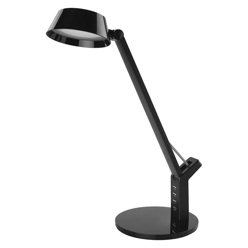 Simon asztali LED lámpa (8.3W) fekete, változtatható színhőmérséklet, + USB töltő