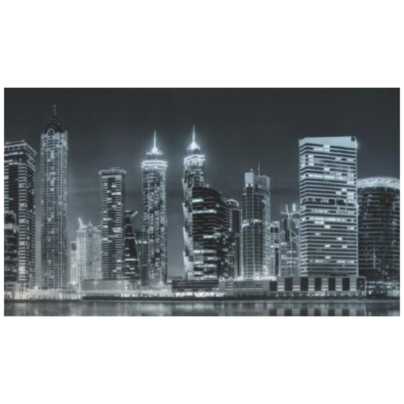 100x60 cm XXL 3D PVC dekorpanel, konyhapanel, műanyag fali kép - Dubai Night