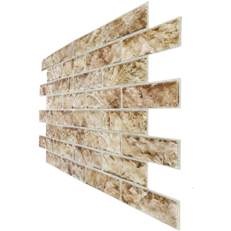 3D PVC dekorpanel, kő mintás konyhapanel - Hebron Stone