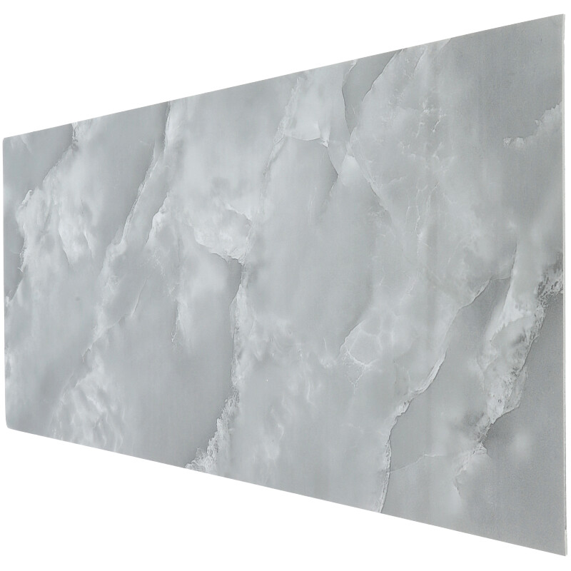 Szivacsos öntapadós falburkolat Marble ARS-09 szürke-fehér márvány mintás (6 db 30x60 cm-es lap)