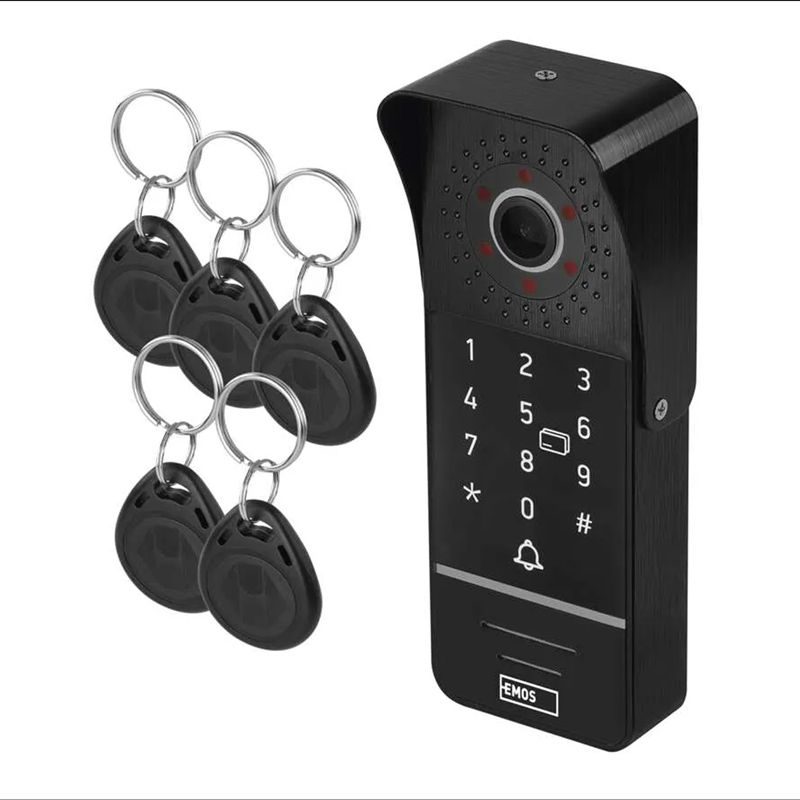 Videó kaputelefon kültéri kameraegység EM-10AHD Key-1 (RFID+kód) IP44, fekete