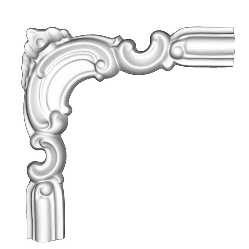 Moulding CR 810B L poliuretán keretező sarokelem (CR 810 díszléchez), bal oldali