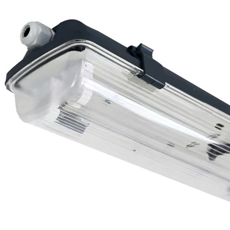 FIXTURE T8 lámpatest por-páramentes 2 db 150 cm-es LED fénycsőhöz, fekete