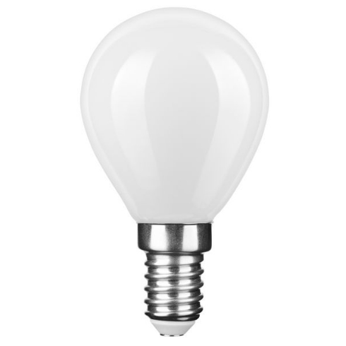 E14 LED izzó Loft filament (4W/360°) Kisgömb - meleg fehér