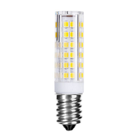 E14 LED lámpa (7W/360°) Rúd - meleg fehér