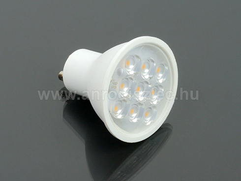 LED lámpa GU10 (3W/38°) meleg fehér