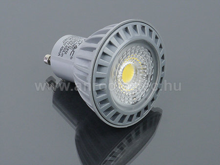 LED lámpa GU10 (COB LED/6W/110°) hideg fehér (2 db)