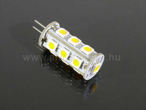 LED lámpa G4 (SMD5050x13/2W/270°) meleg fehér