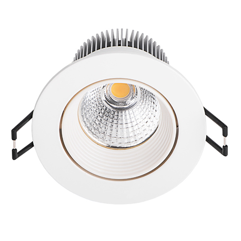 COB LED Spot lámpatest (kör, fehér, bill.) 8.5W meleg fényű