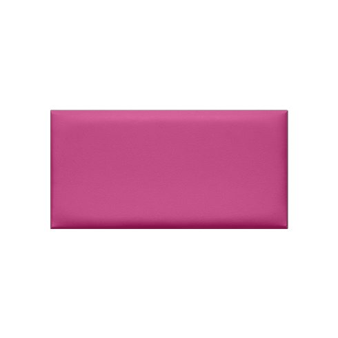 Bőr falpanel, bőrpanel, Inka 821 Pink (12,5x25 cm)