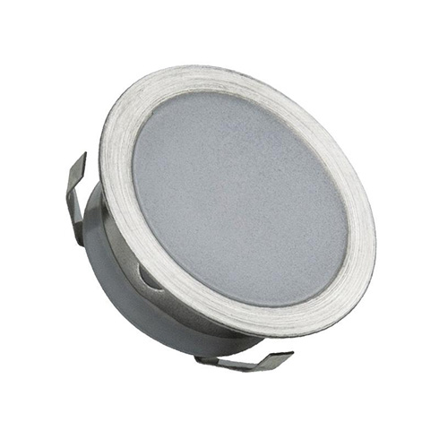 Floor LED-2 beépíthető és sorolható LED lámpa (kör,  0.6W, 30x13.5mm) meleg fehér - 12V