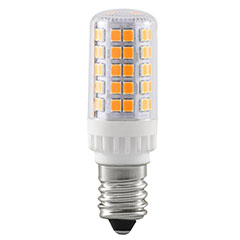 E14 LED lámpa (4.5W/320°) mini rúd - meleg fehér