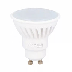 LED lámpa GU10 (7W/120°) 143lm/W, hideg fehér