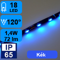 Élvilágító LED szalag (335x18 LED) 30 cm - Kék