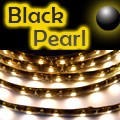 x.Black Pearl fekete led szalag (3528x60-Black) meleg fehér