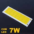 LED COB alumínium panel (12-14V/600mA) 7W - 3200K