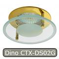 Beépíthető spot lámpatest Dino CTX-DS02G/B arany