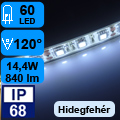 Flexi LED szalag vízálló (5050-60) IP68 - hideg fehér