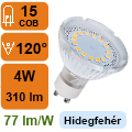 LED lámpa GU10 (COB2835x15/4W/120°) hideg