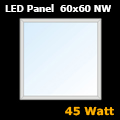 LED panel (600 x 600 mm) 45 Watt - természetes fehér