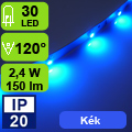 LED szalag beltéri (3528-30) - kék