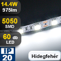 LED szalag beltéri (5050-60) - hideg fehér