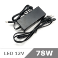 LED Adapter 12 Volt, dugvillás, (6,5A/78W)