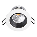 COB LED Spot lámpatest (kör, fehér-f, bill.) 8.5W meleg fényű