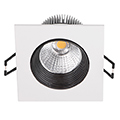 COB LED Spot lámpatest (négyzet, fehér-f, bill.) 8.5W meleg f.