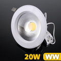 Beépíthető LED lámpa 20W (183 mm, kerek) meleg f.